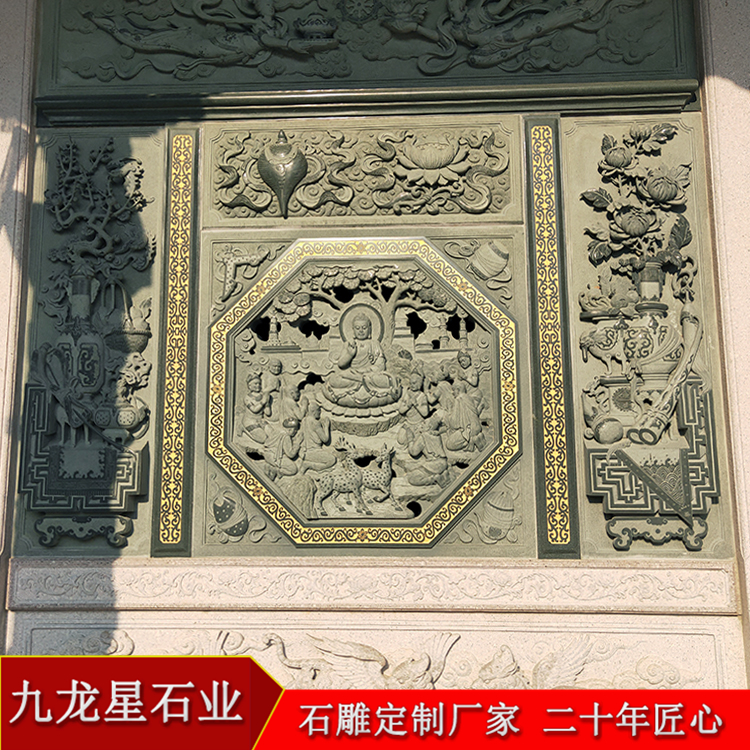 寺院石材浮雕 石頭浮雕價格及圖片花樣