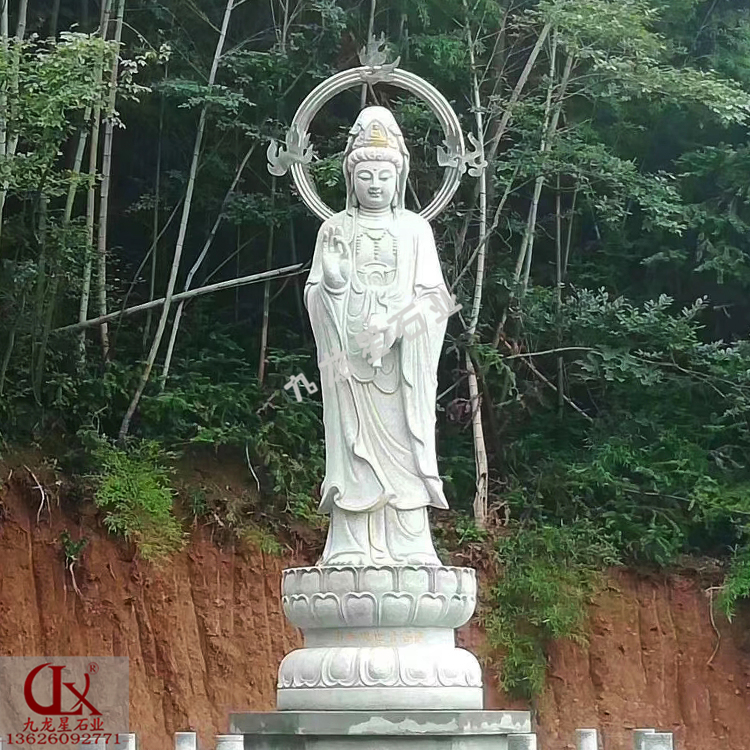 大型石雕觀音菩薩之選料方法