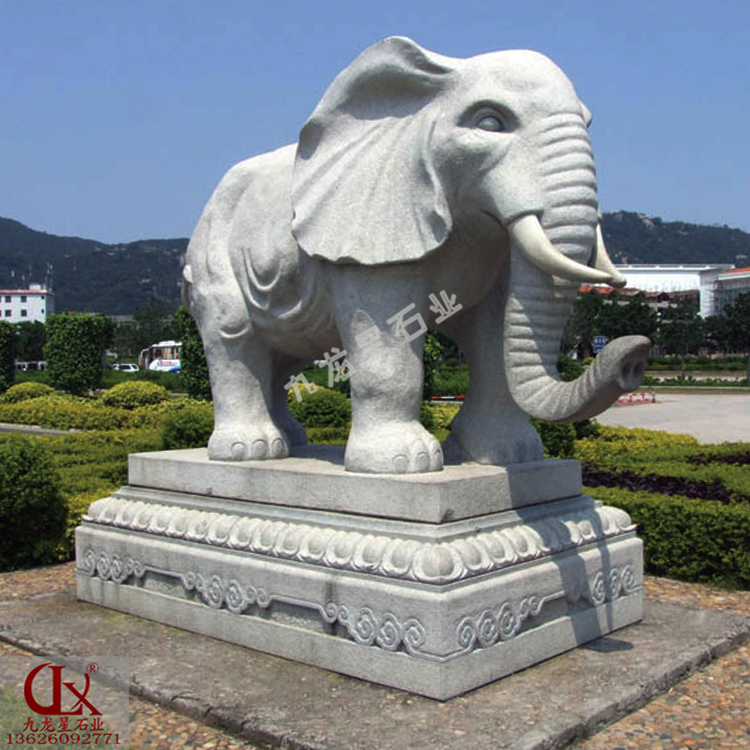 一對(duì)石大象圖片要多少錢(qián)