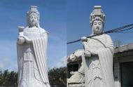 大型媽祖娘娘石像圖片樣式