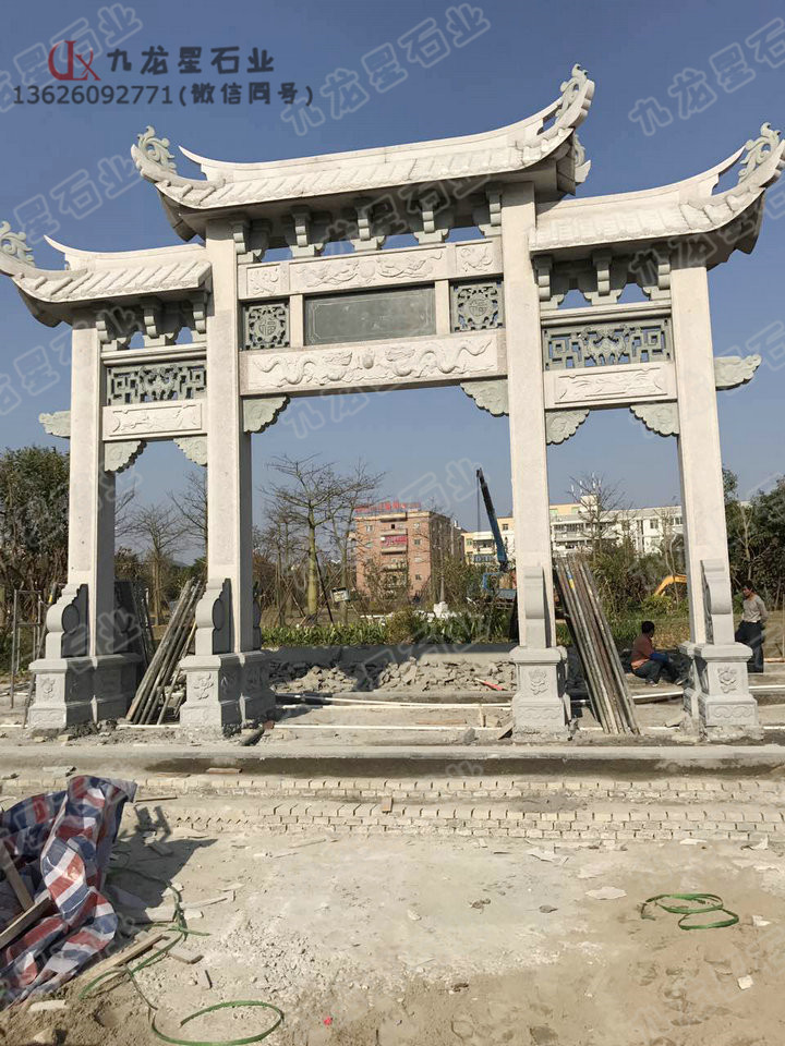 石雕牌坊廠(chǎng)家 石頭牌坊