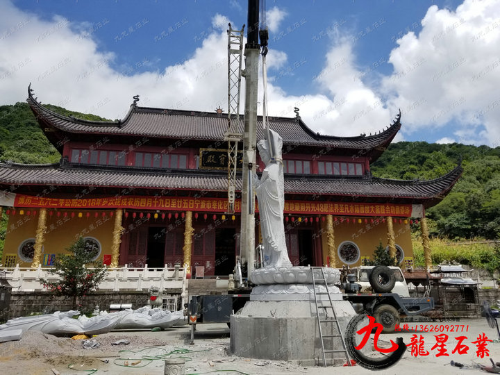 石雕四面觀音菩薩